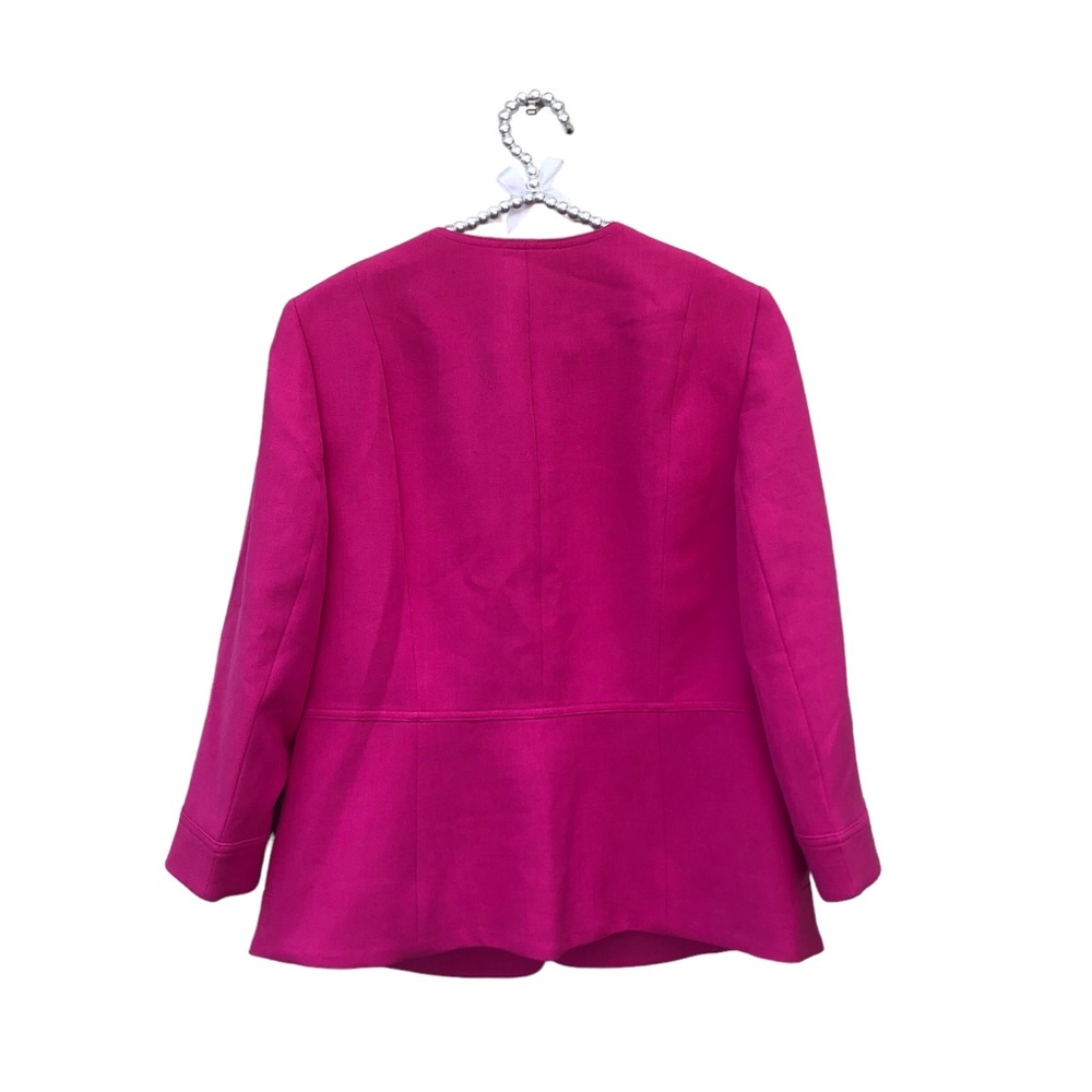 Kasper Hot Pink Office Blazer size Medium - Picture 6 of 9
